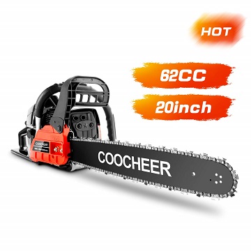 COOCHEER 20 Inch Gas Powered Chainsaw